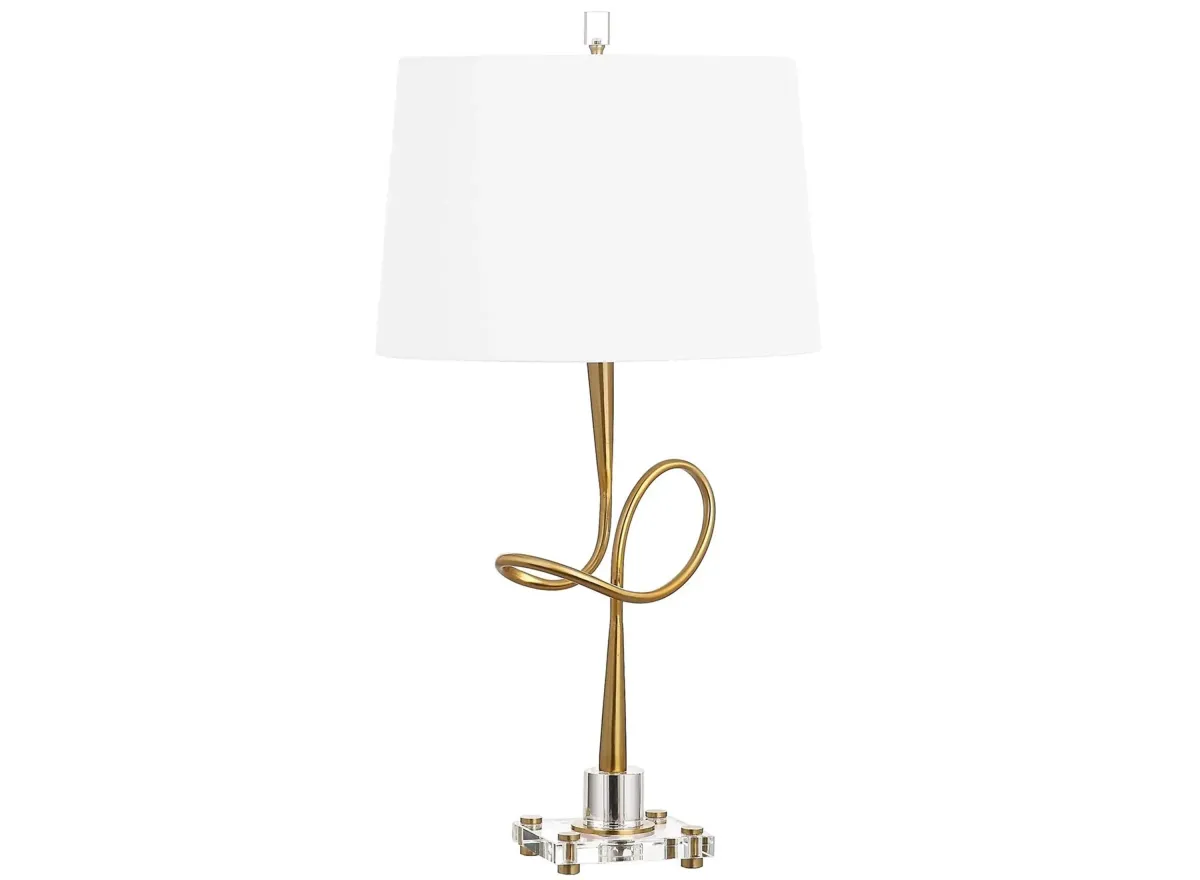 Kelvin Table Lamp in Gold by Safavieh