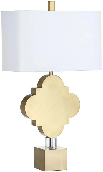 Kylan Trellis Table Lamp in Gold by Safavieh