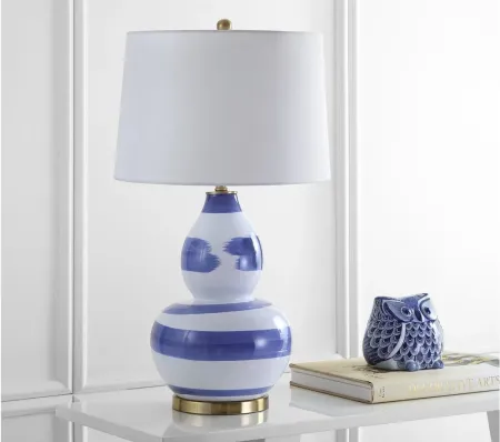 Lawson Table Lamp in Blue by Safavieh