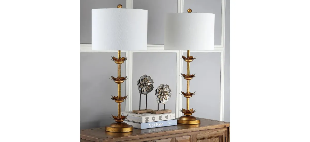 Tage Leaf Table Lamp Set