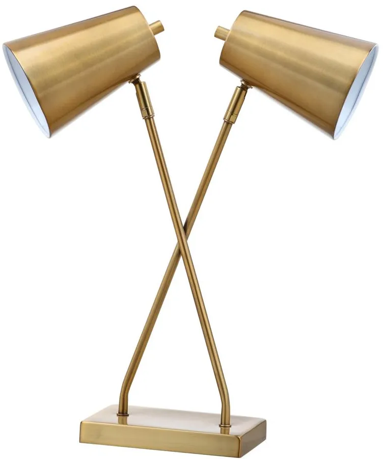 Neri Table Lamp in Gold by Safavieh