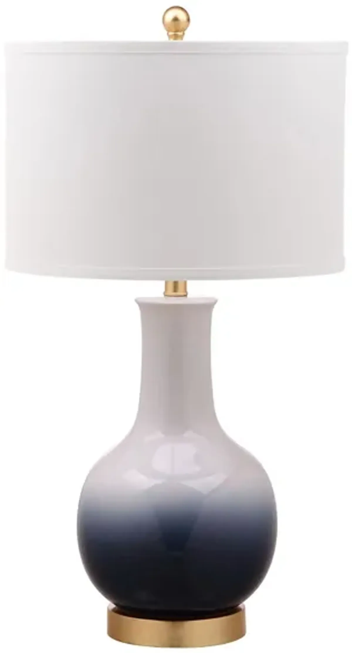 Lansor Table Lamp in Navy by Safavieh