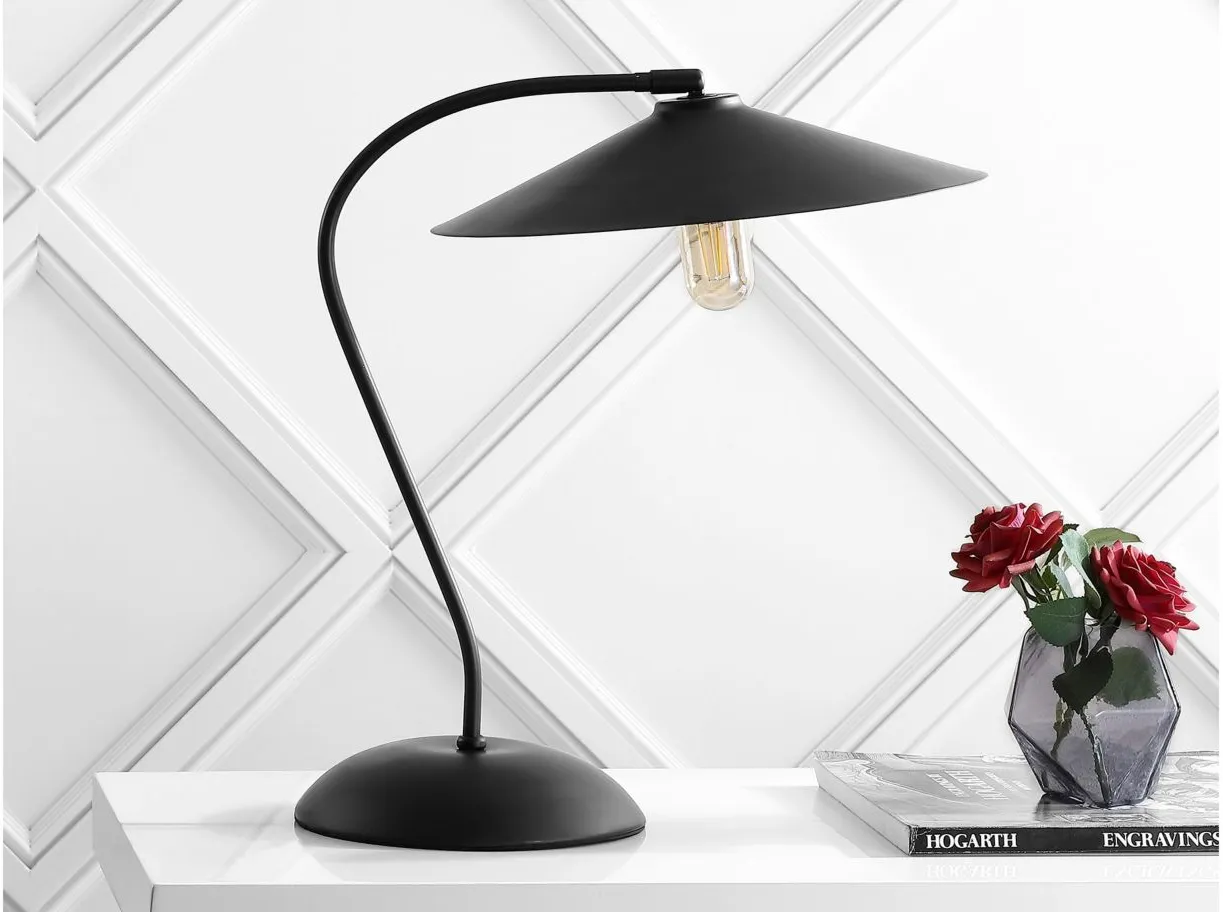 Senla Table Lamp in Black by Safavieh