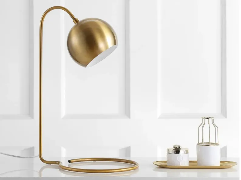 Lonsen Table Lamp in Brass by Safavieh