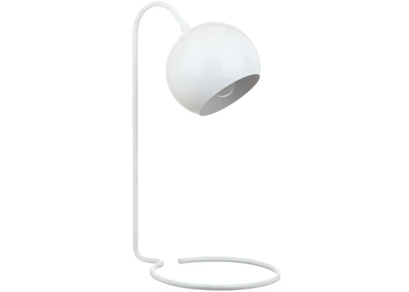 Lonsen Table Lamp in White by Safavieh