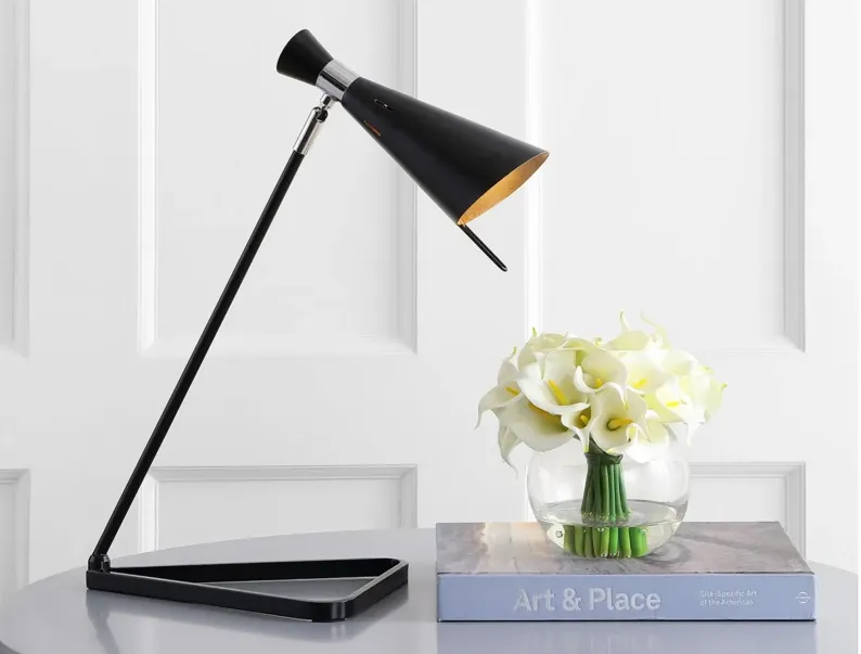 Norala Table Lamp in Black by Safavieh