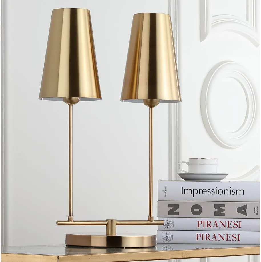 Remery Table Lamp in Brass by Safavieh