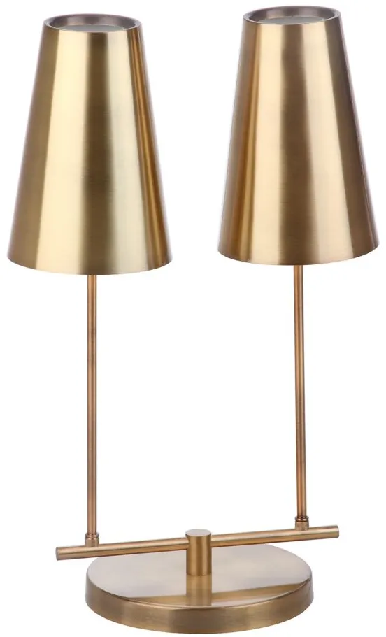 Remery Table Lamp in Brass by Safavieh