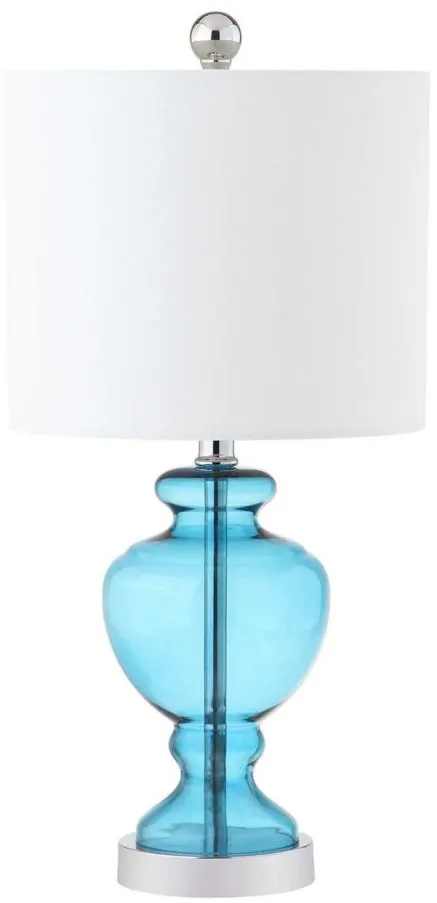 Rayna Table Lamp in Blue by Safavieh