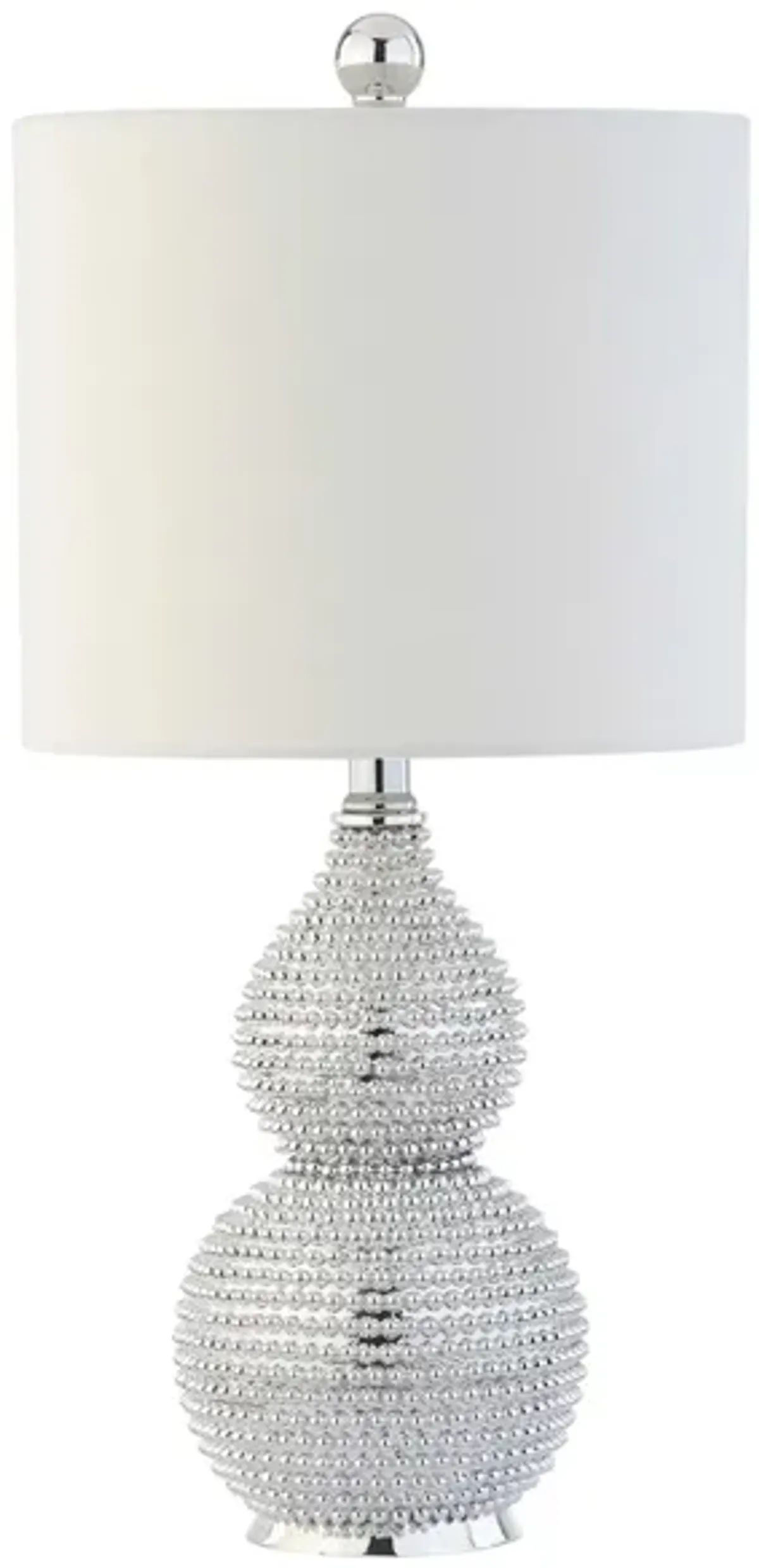 Cora Chrome Table Lamp in Silver by Safavieh