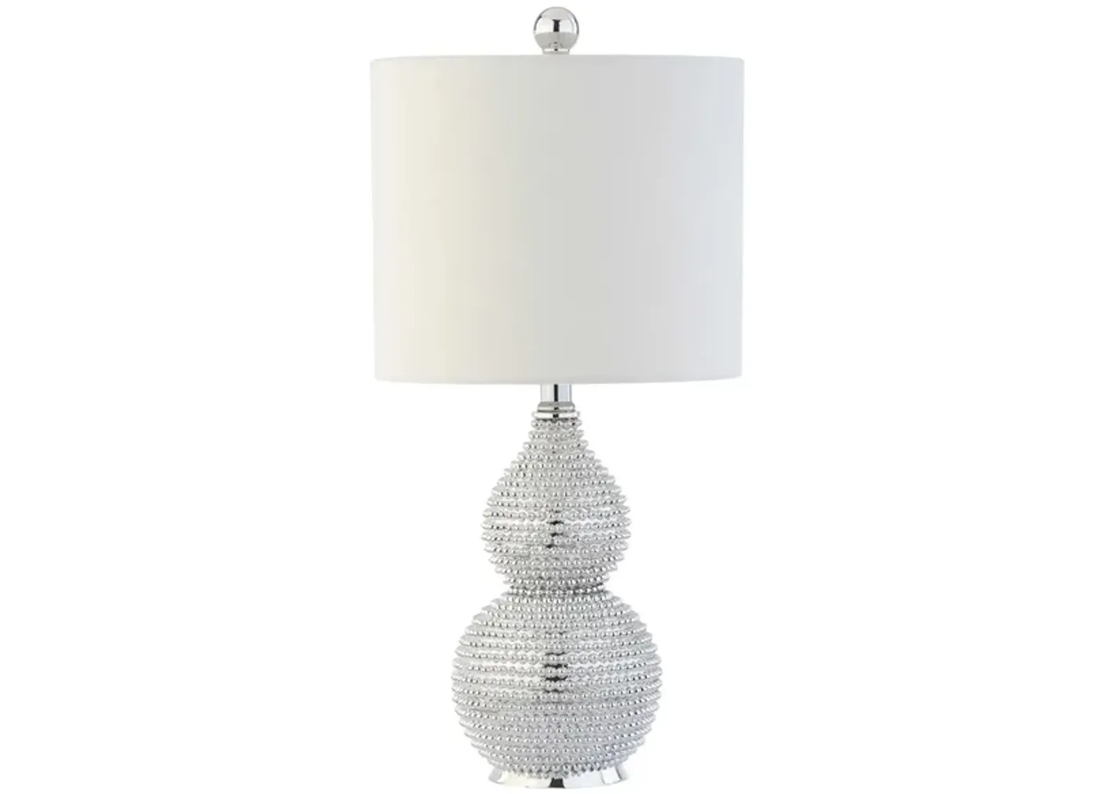 Cora Chrome Table Lamp in Silver by Safavieh