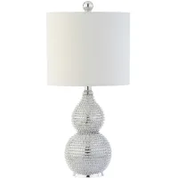 Cora Chrome Table Lamp in Silver by Safavieh