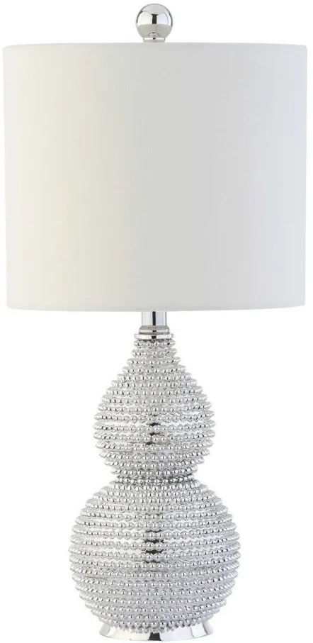 Cora Chrome Table Lamp in Silver by Safavieh