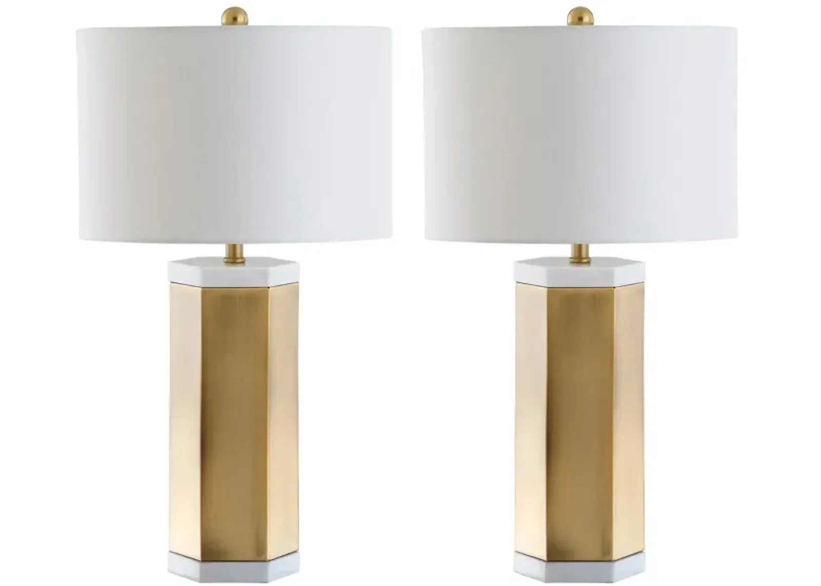 Rozella Table Lamp Set in Gold by Safavieh