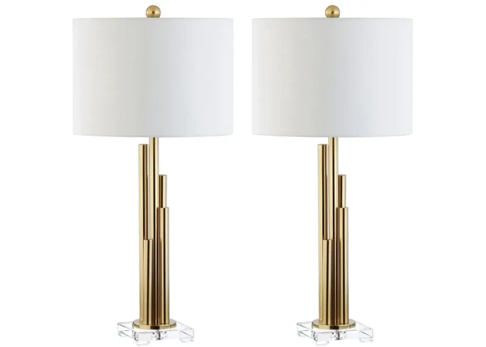 Aileen Table Lamp Set in Brass by Safavieh