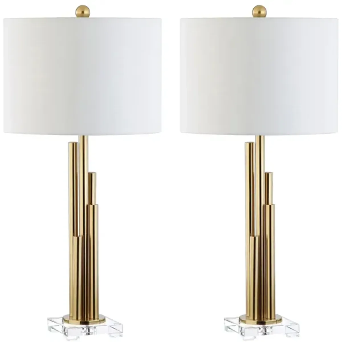 Aileen Table Lamp Set in Brass by Safavieh