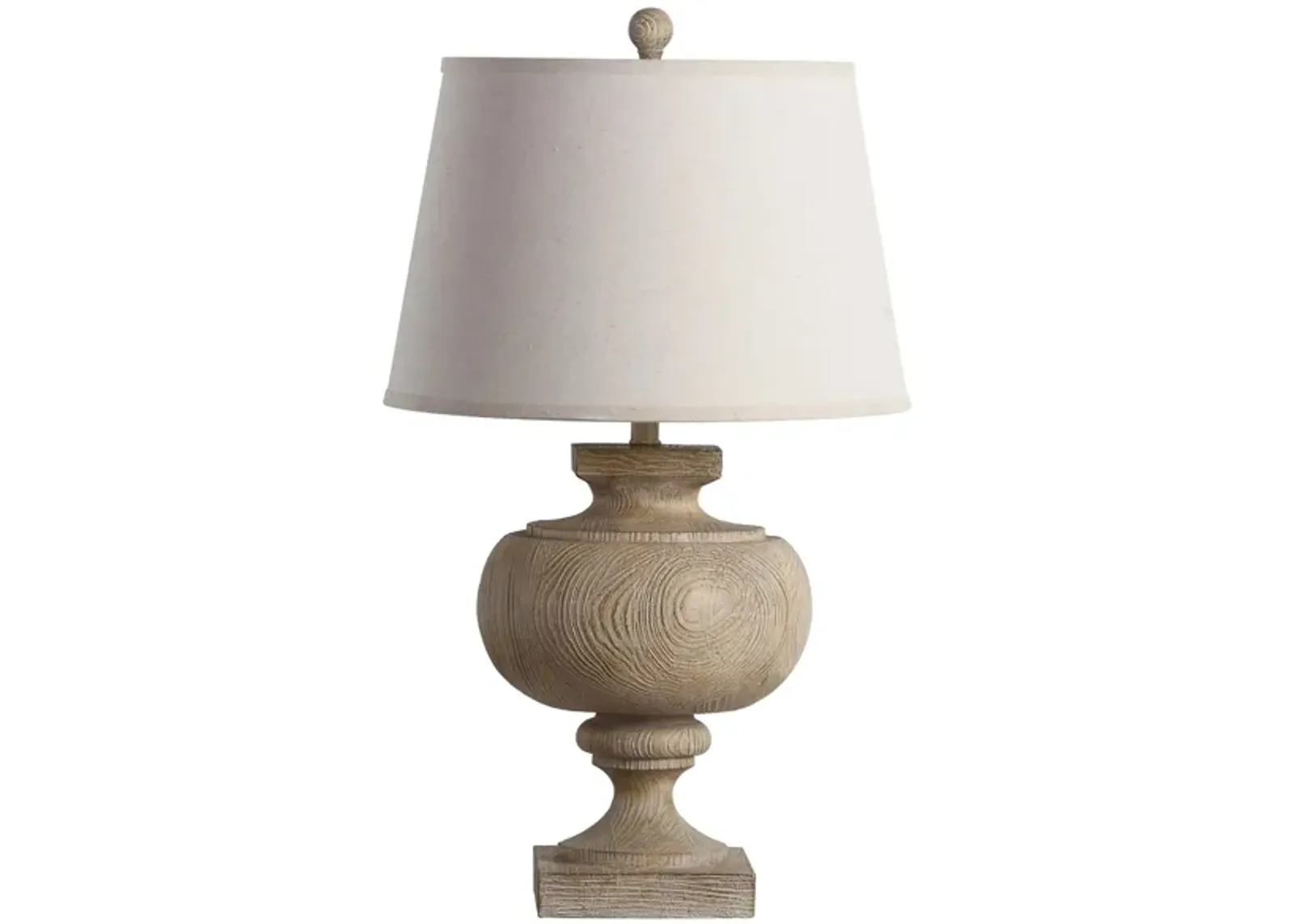 Caden Wood Table Lamp in Natural by Safavieh