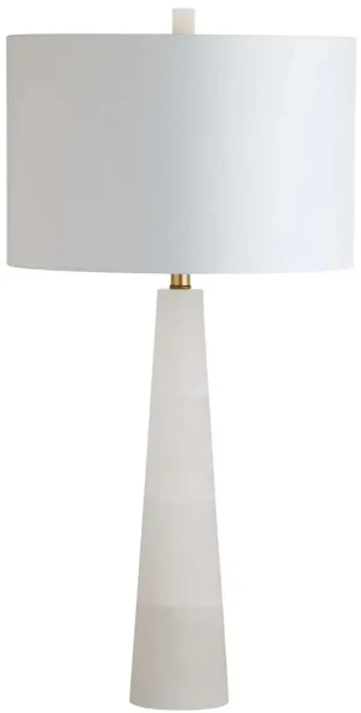 Lando Alabaster Table Lamp in White by Safavieh