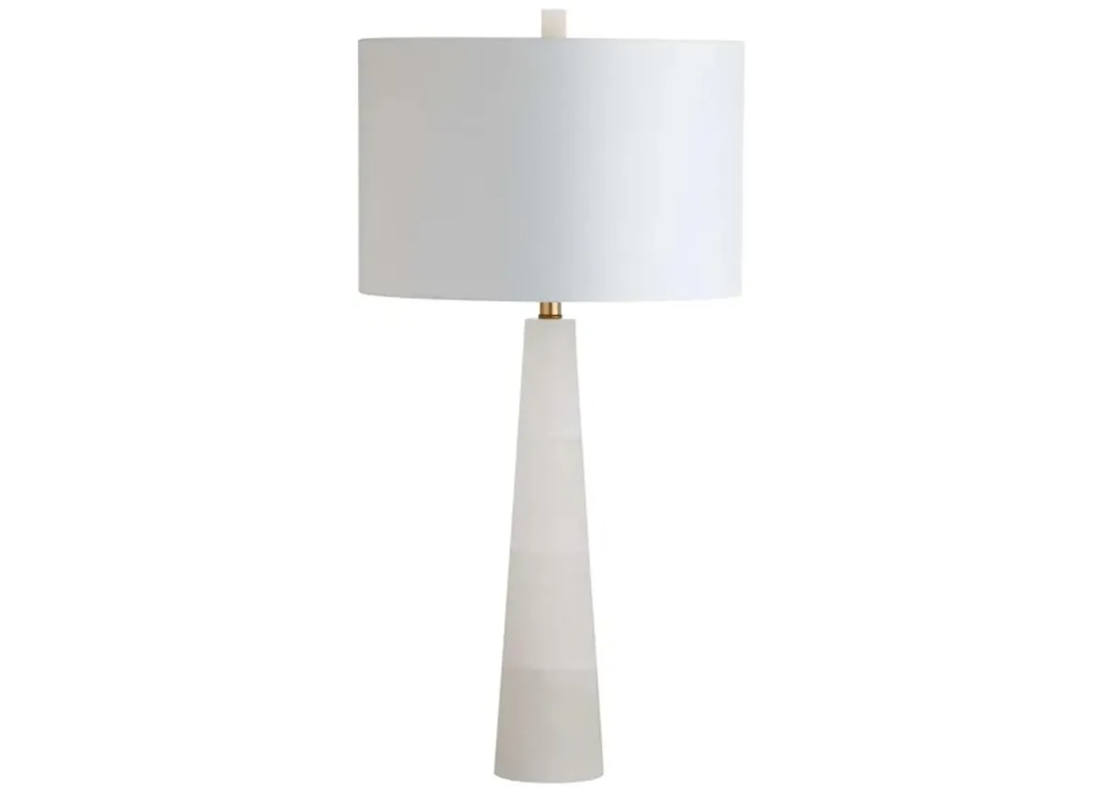 Lando Alabaster Table Lamp in White by Safavieh