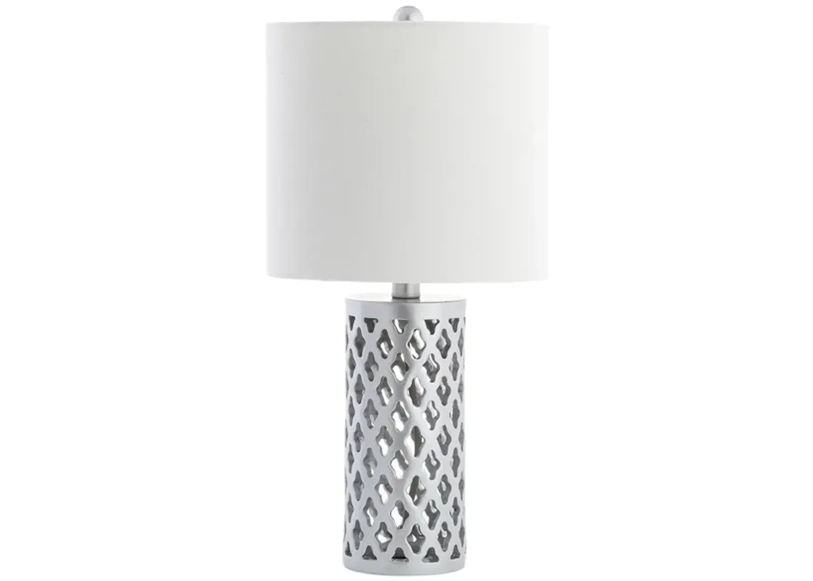 Alfio Table Lamp in Silver by Safavieh