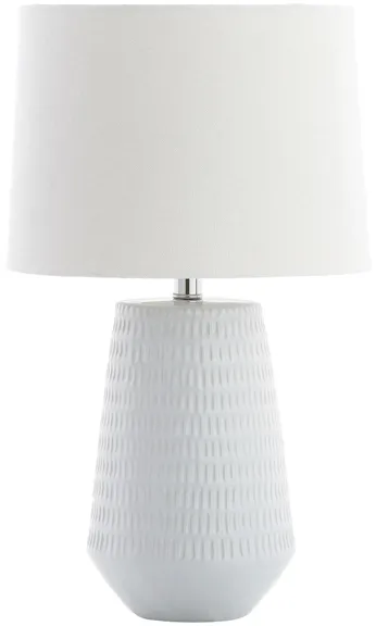 Marine Table Lamp in White by Safavieh