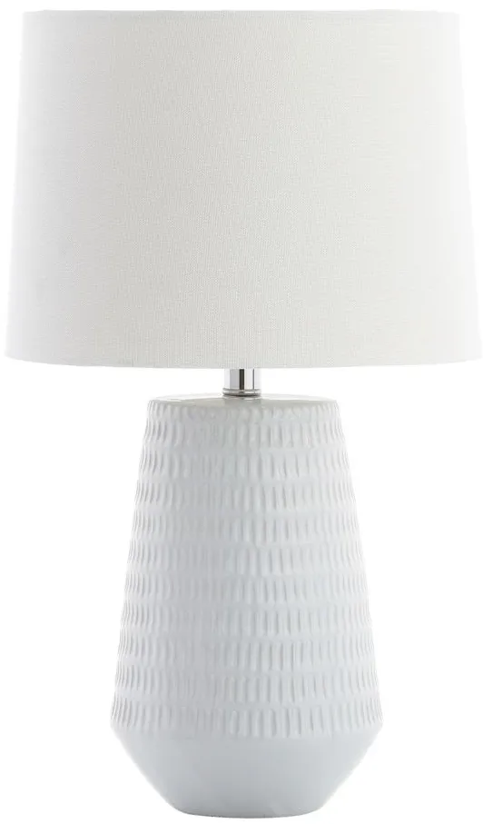 Marine Table Lamp in White by Safavieh