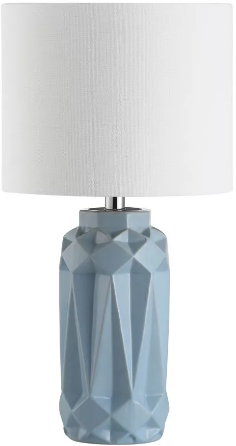 Lionel Table Lamp in Blue by Safavieh