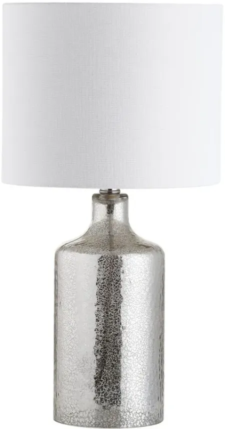 Hopper Table Lamp in Silver by Safavieh