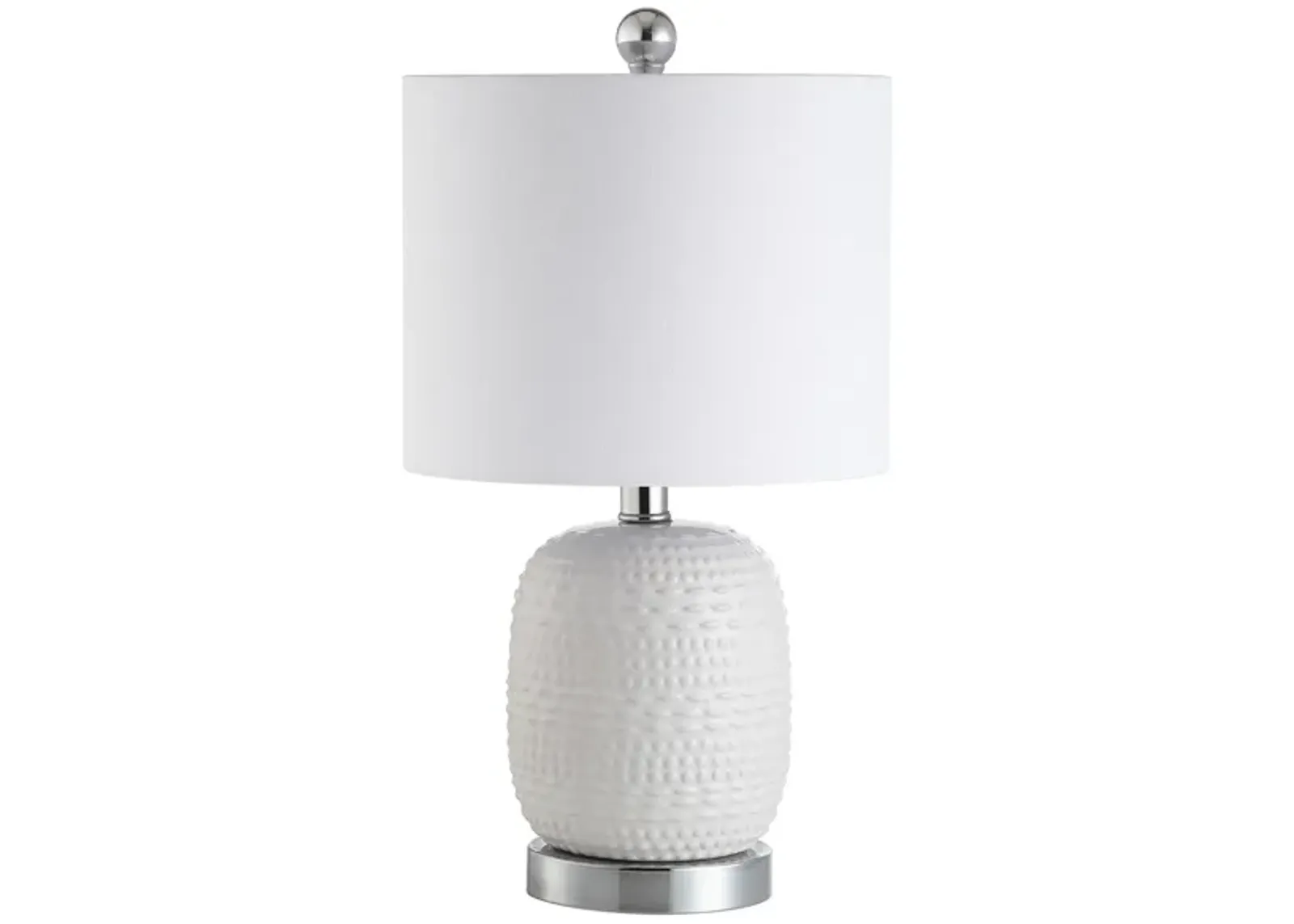 Faye Table Lamp in White by Safavieh