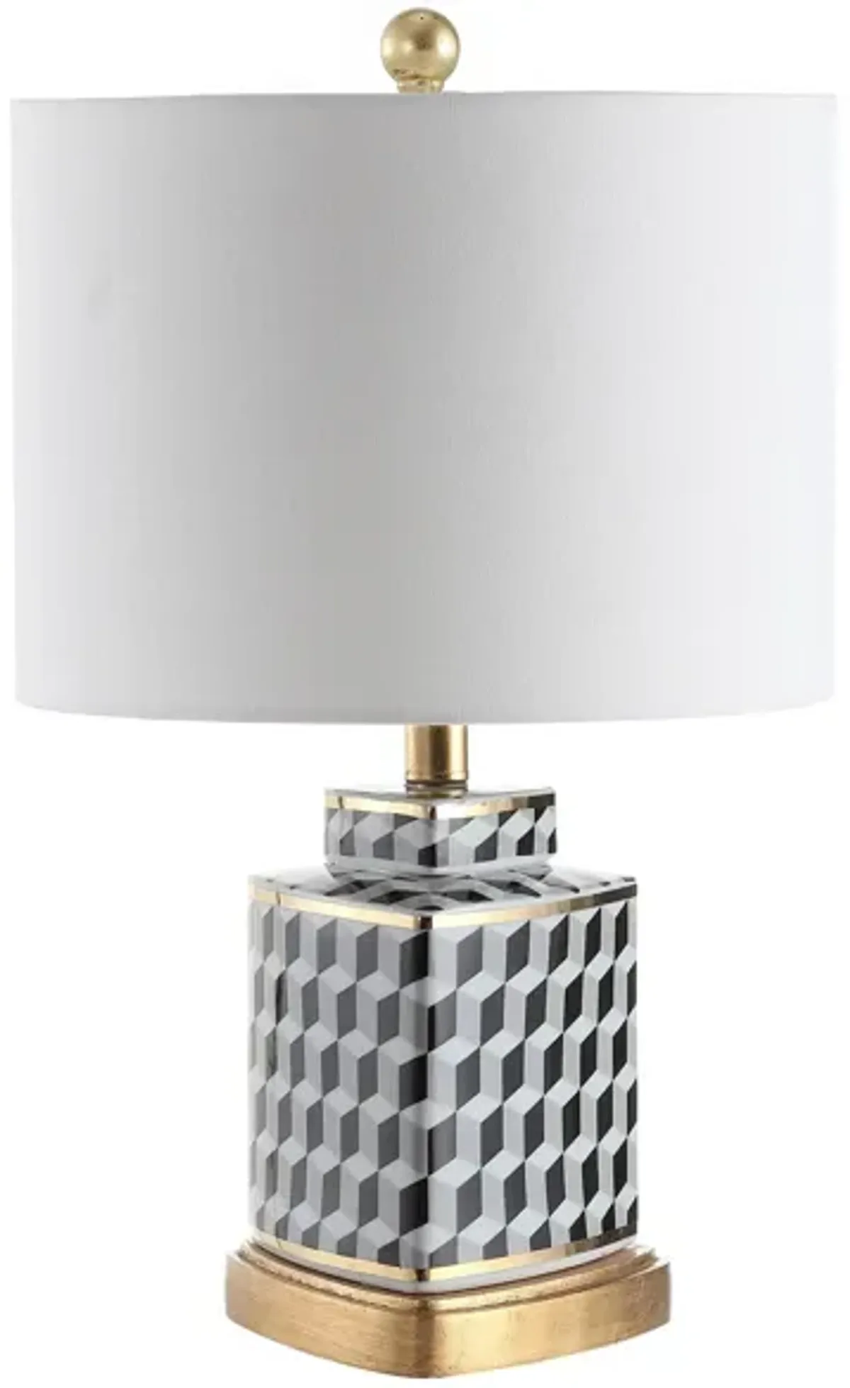 Delilah Table Lamp in Black by Safavieh