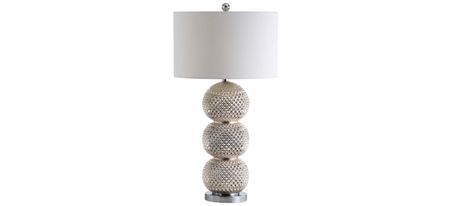 Auster Table Lamp in Chrome by Safavieh