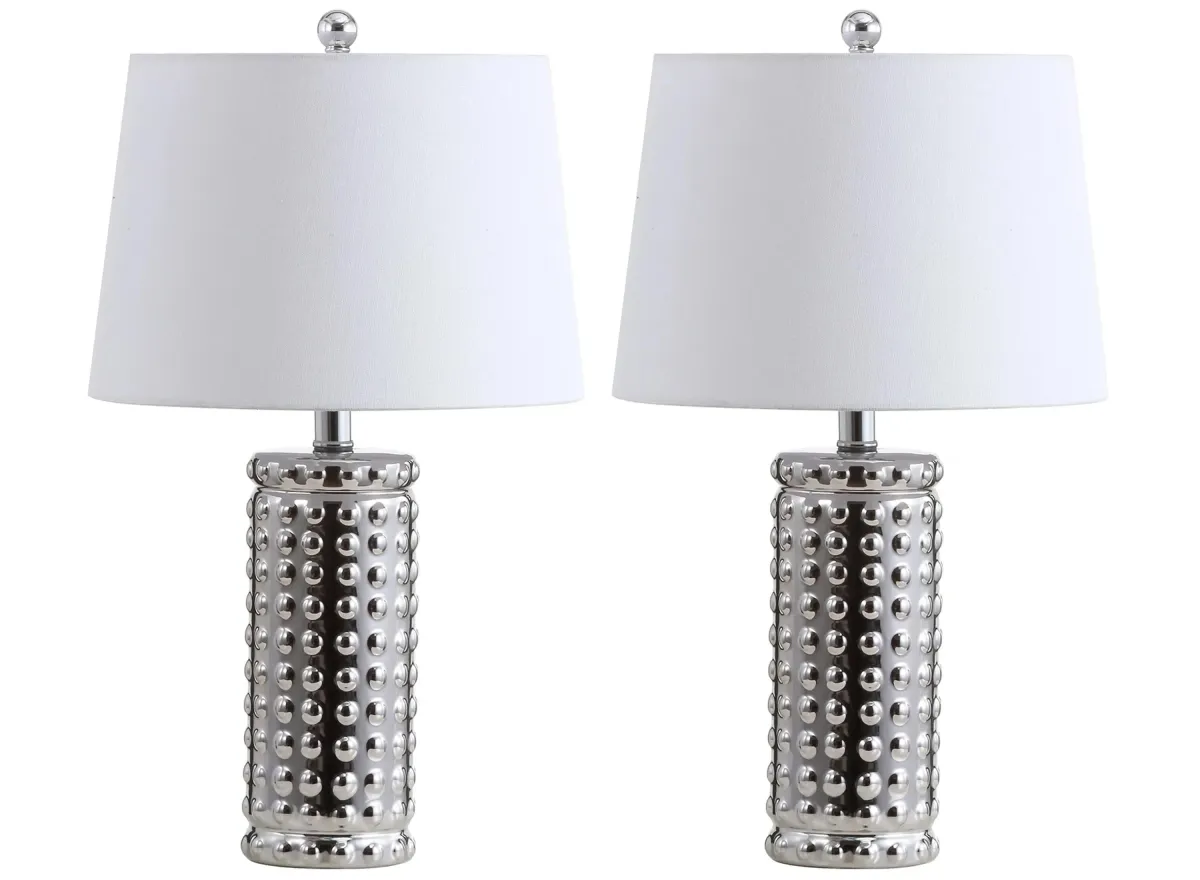 Teva Table Lamp in Chrome by Safavieh