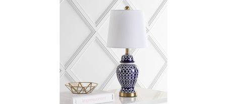 Rorie Table Lamp in Blue by Safavieh