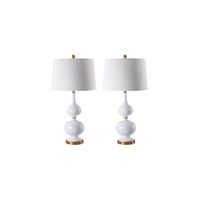 Alanis Table Lamp in White by Safavieh