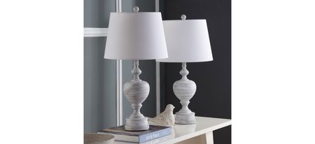 Belomy Table Lamp Set in Off-White by Safavieh