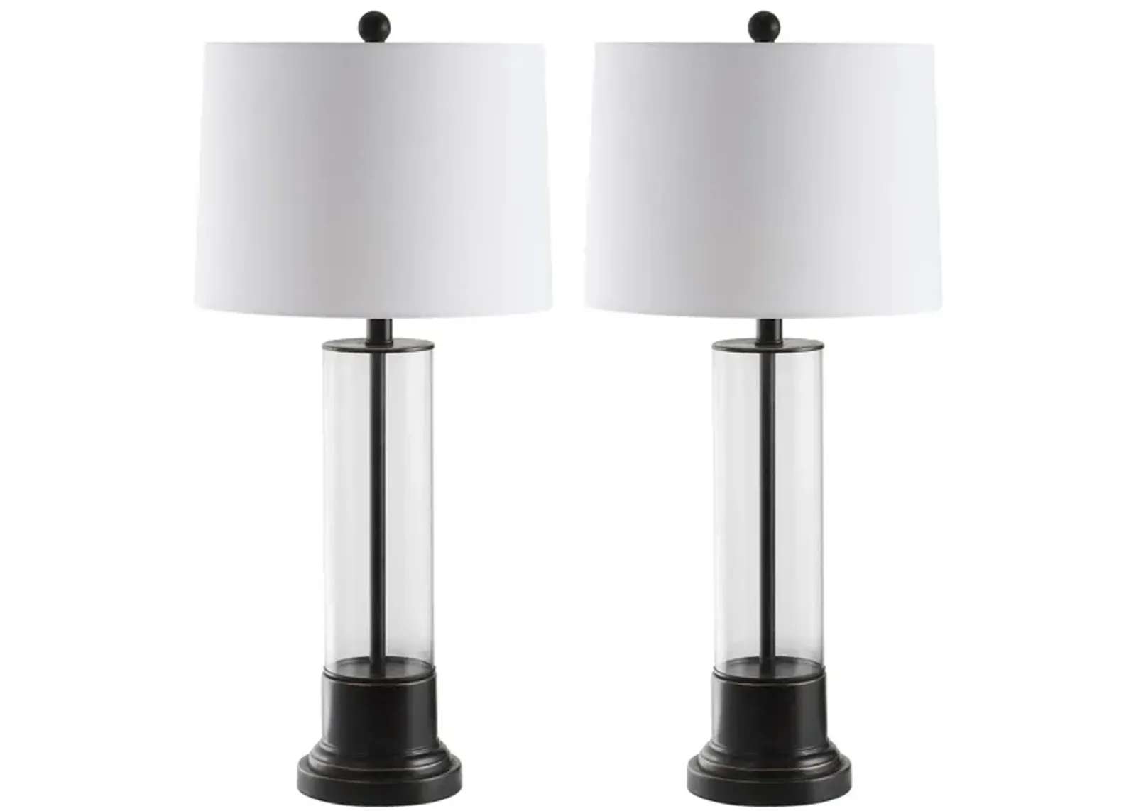 Brockton Table Lamp Set in Black by Safavieh