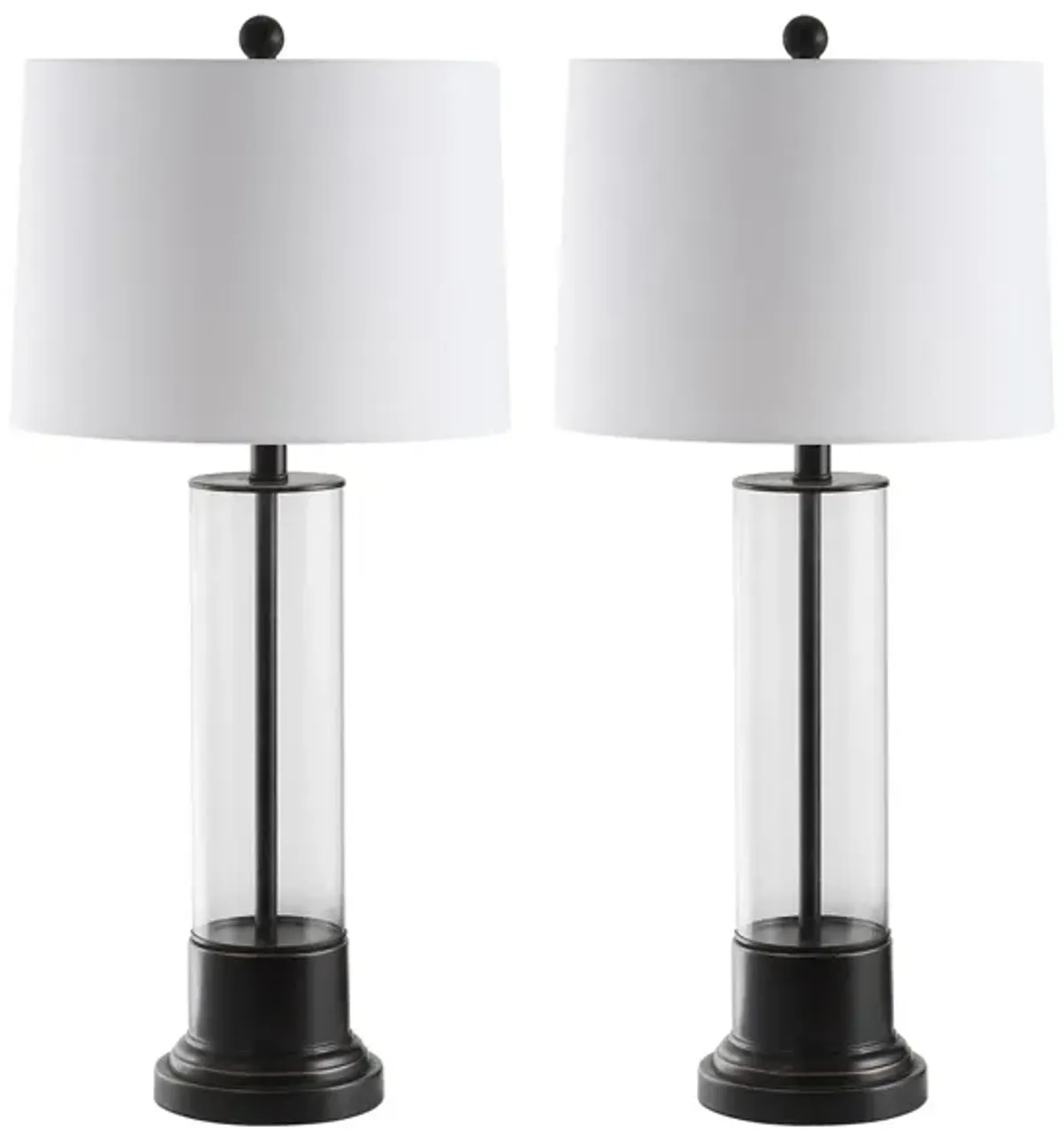 Brockton Table Lamp Set in Black by Safavieh