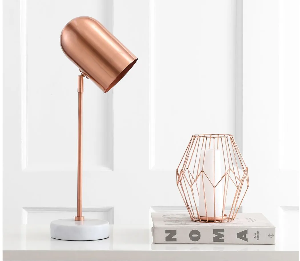 Stark Table Lamp in Copper by Safavieh