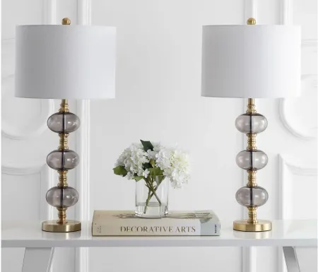 Hanton Table Lamp Set in Gray by Safavieh