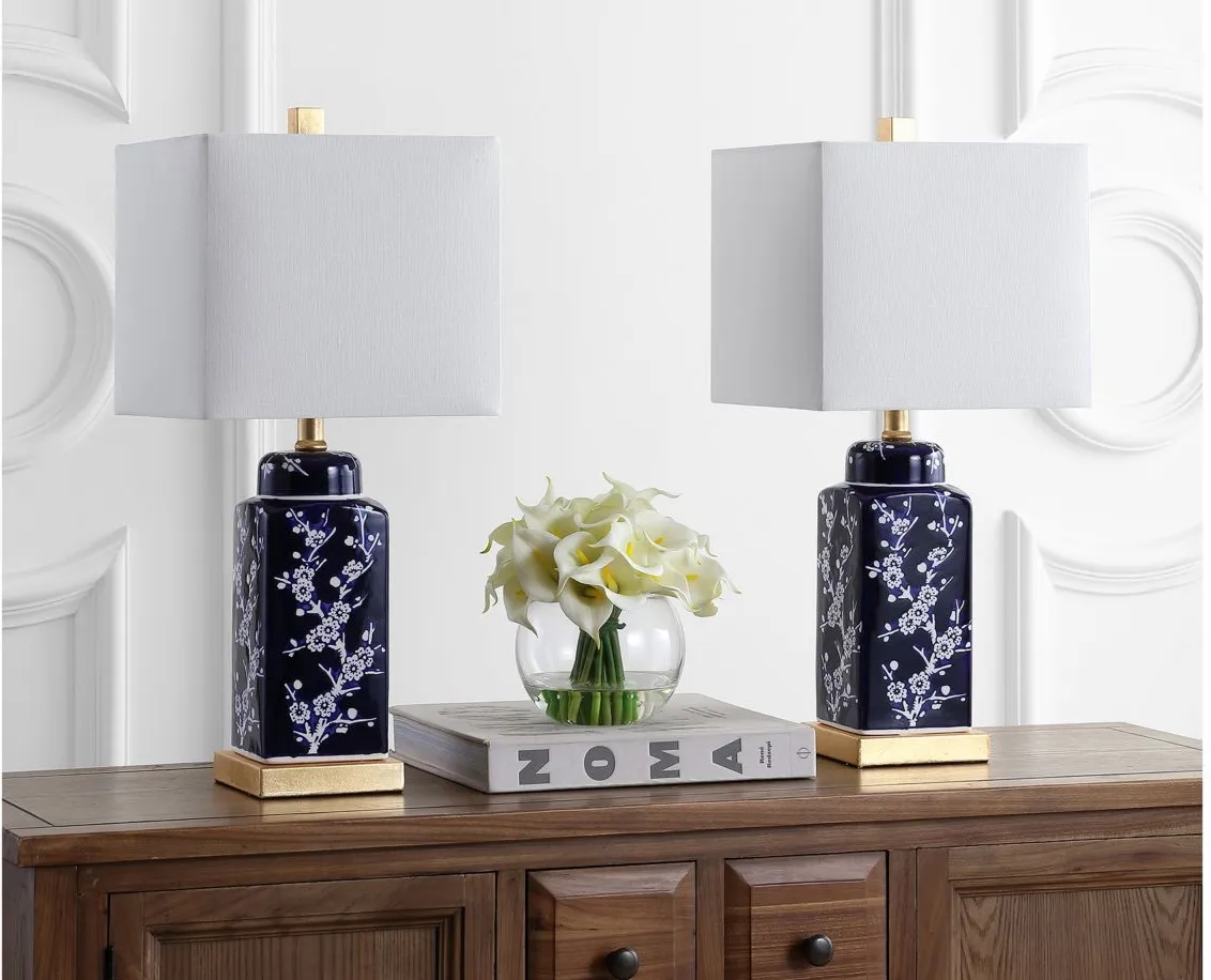 Briar Table Lamp Set in Navy by Safavieh