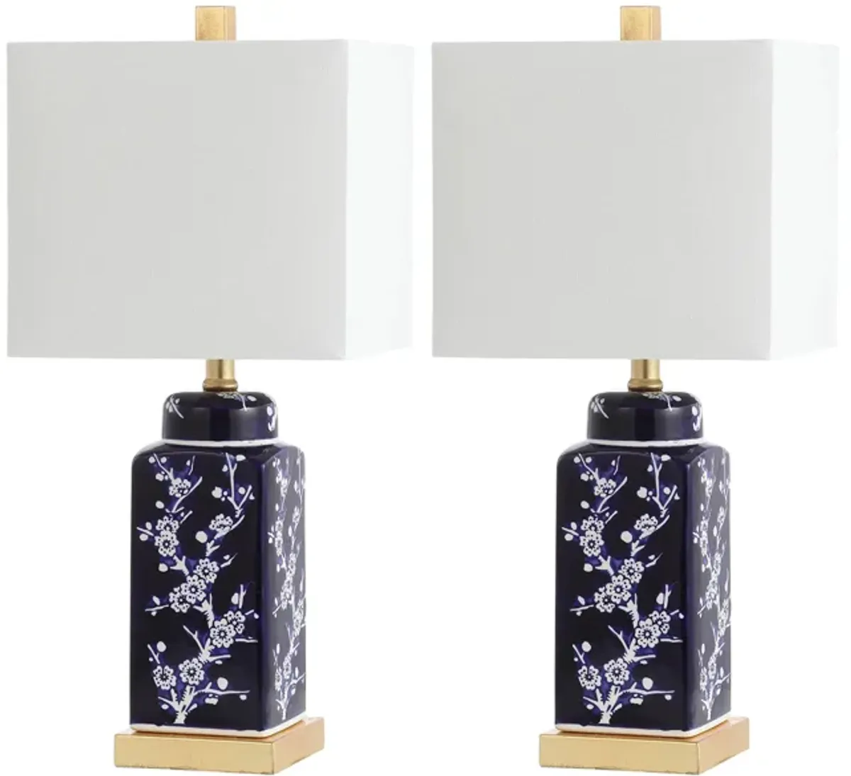 Briar Table Lamp Set in Navy by Safavieh