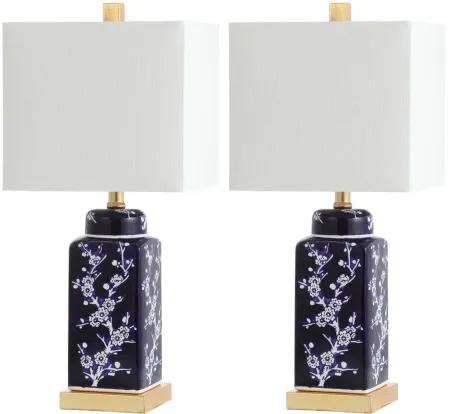 Briar Table Lamp Set in Navy by Safavieh