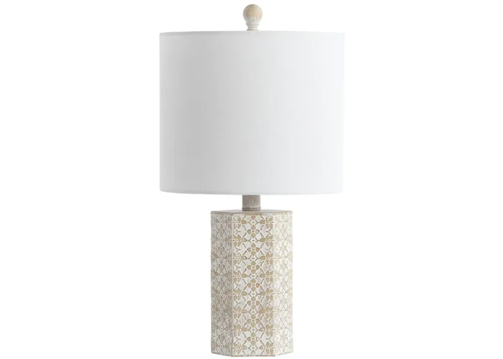 Kole Table Lamp in Beige by Safavieh