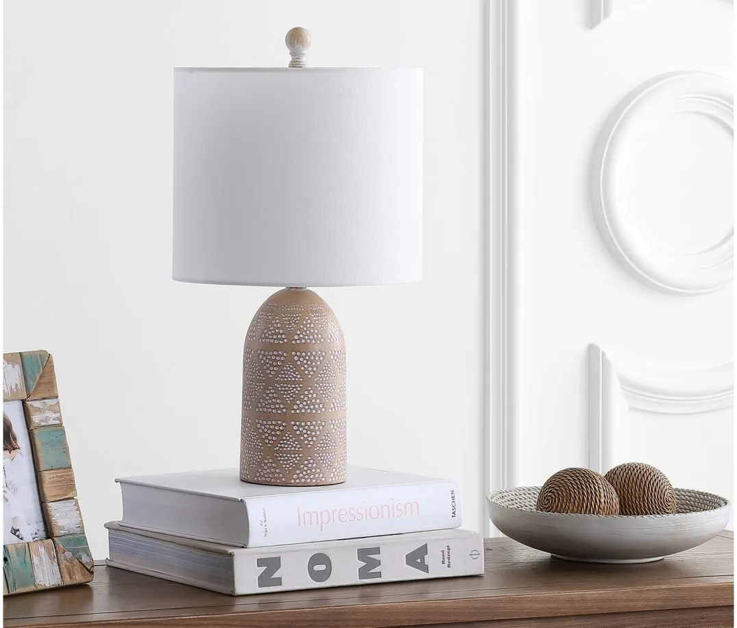 Dayton Table Lamp in Brown by Safavieh