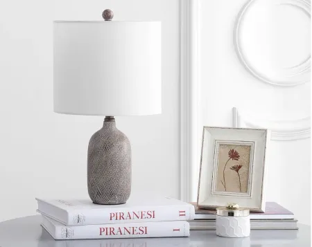 Maxton Table Lamp in Gray by Safavieh