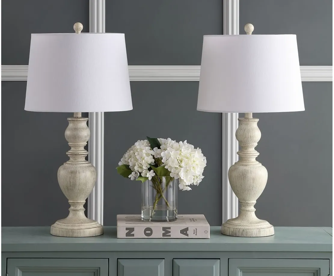 Bodie Table Lamp Set in Off-White by Safavieh