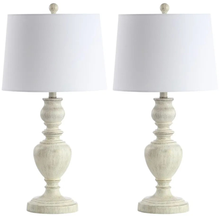 Bodie Table Lamp Set in Off-White by Safavieh