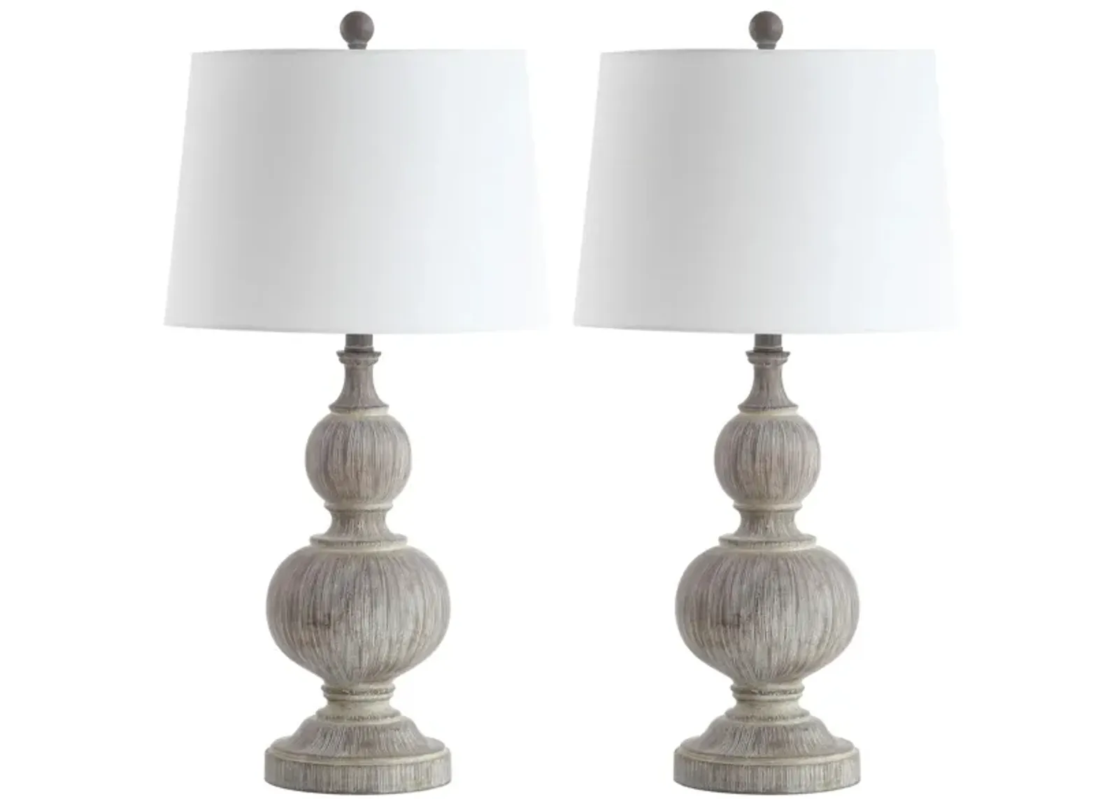 Kaeden Table Lamp Set in Gray by Safavieh