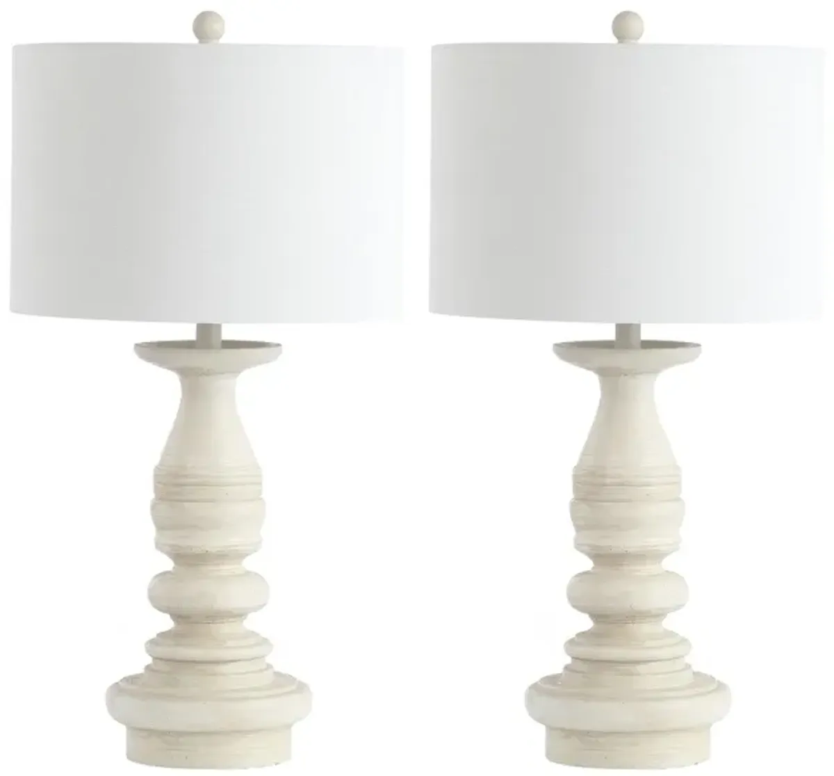 Arwen Table Lamp Set in Off-White by Safavieh