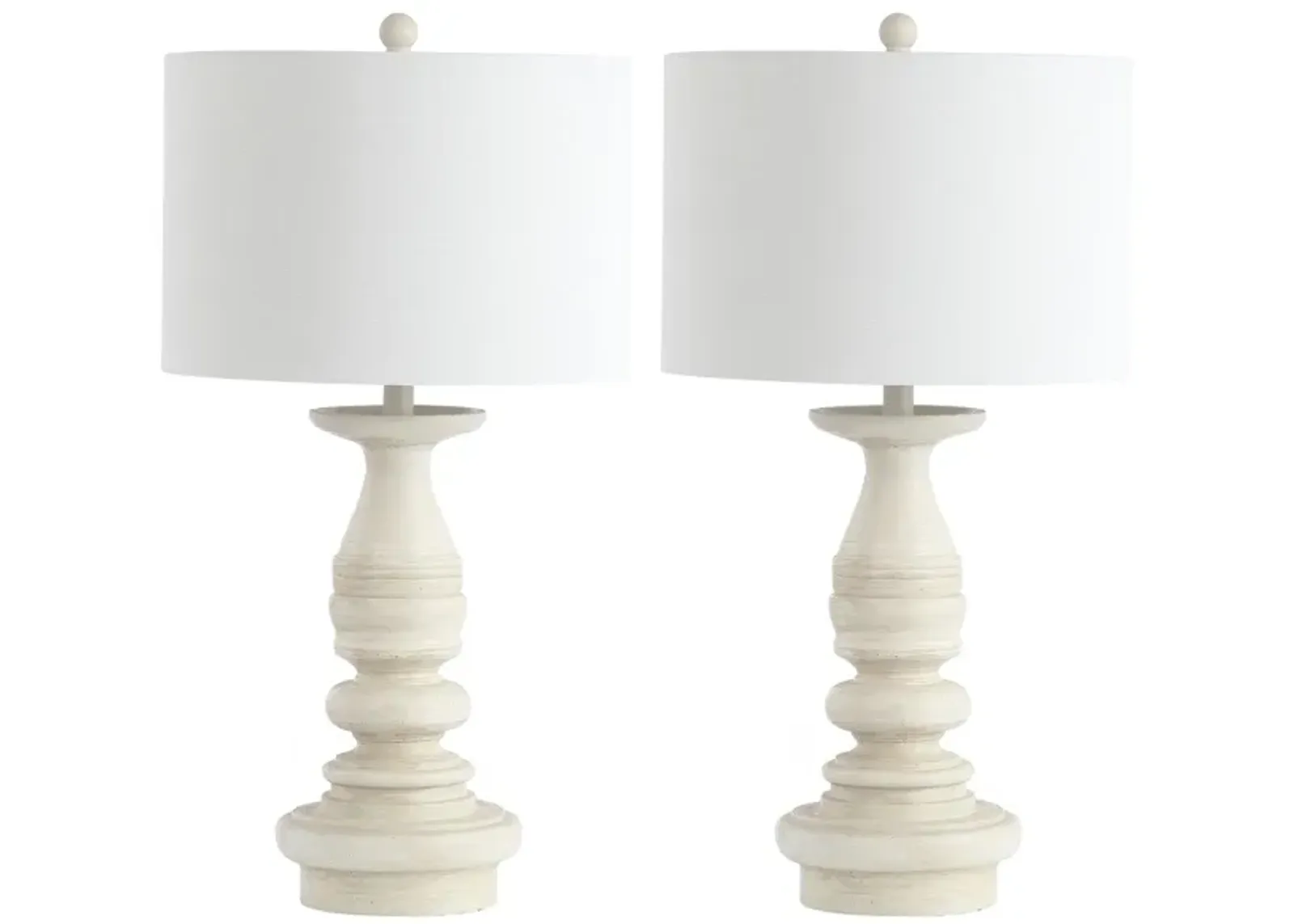 Arwen Table Lamp Set in Off-White by Safavieh